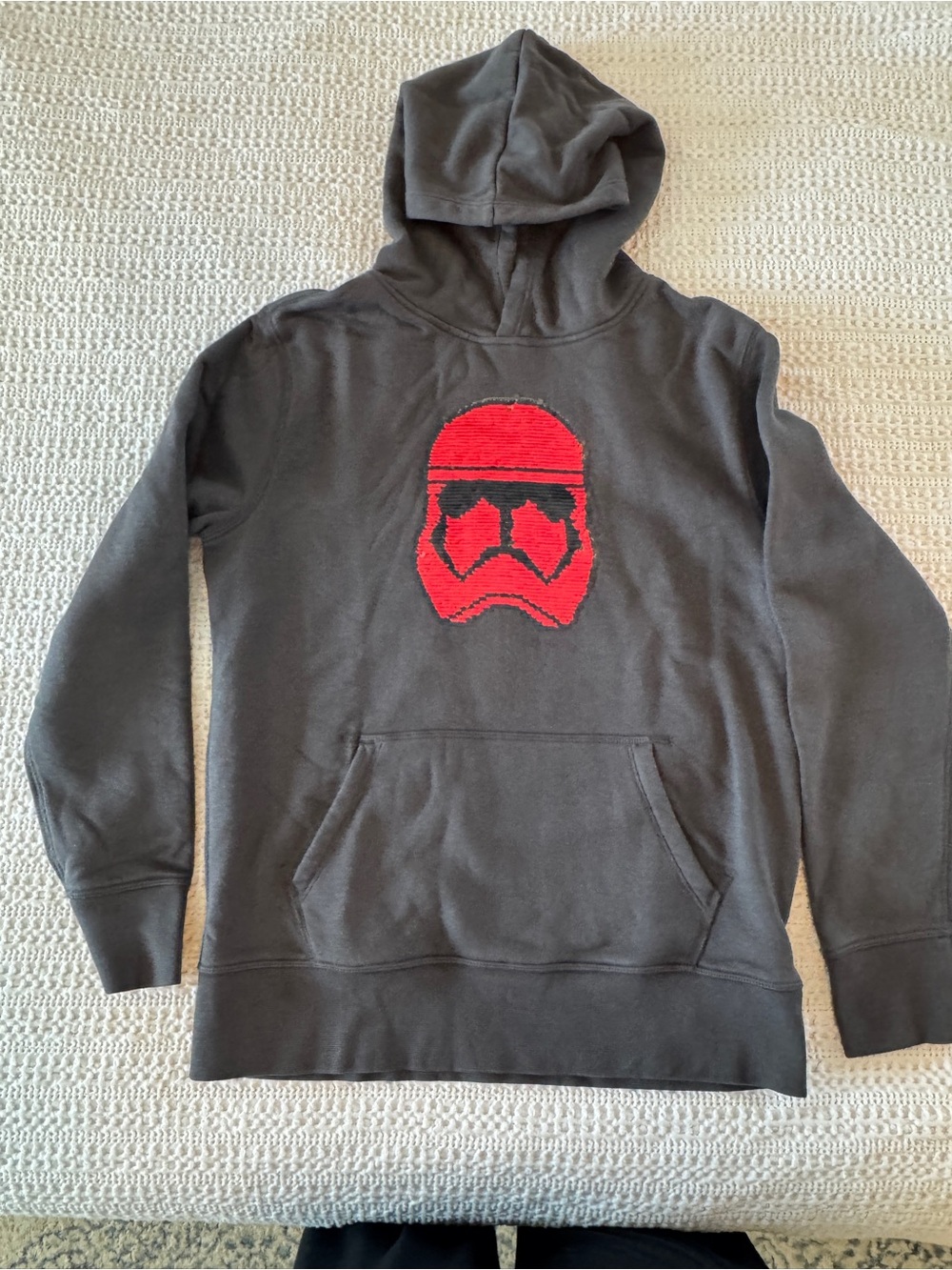 Gap x Star Wars Flip Sequin Stormtrooper Hoodie Boys XXL 14–16
